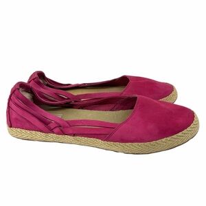 UGG Women's Fuchsia Espadrille Flats Size 7 Women’s